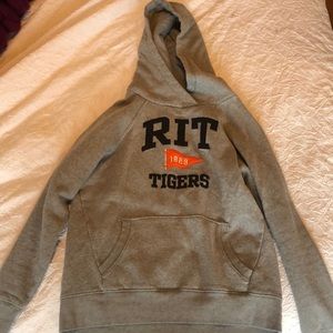 Grey RIT hoodie